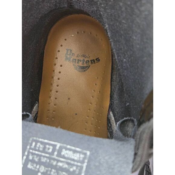 Dr. Martens 1460 Womens Size 8 Black Air Wait Patent Leather Boot - Picture 3 of 9